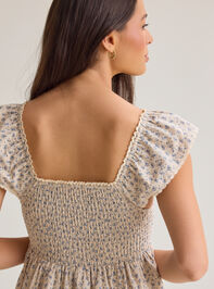 Emmy Floral Mama Dress Detail 6 - AS Kids