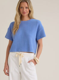 Makenzie Ribbed Whipstitch Top Detail 2 - AS Kids