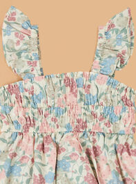 Evie Floral Toddler Dress Detail 2 - AS Kids
