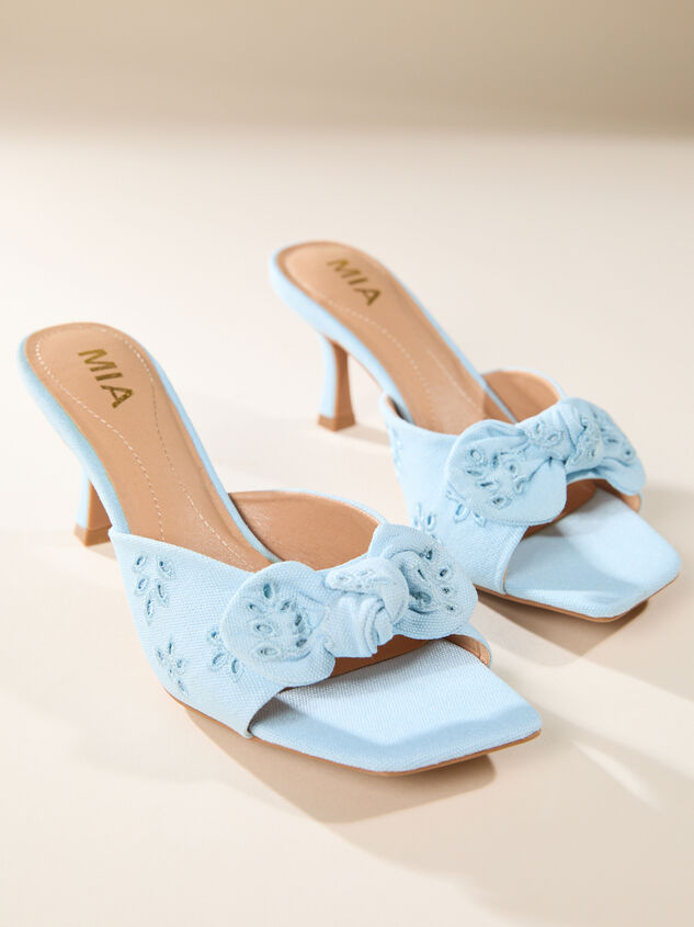 Elyzza Fabric Bow Kitten Heel - ALTAR'D STATE KIDS