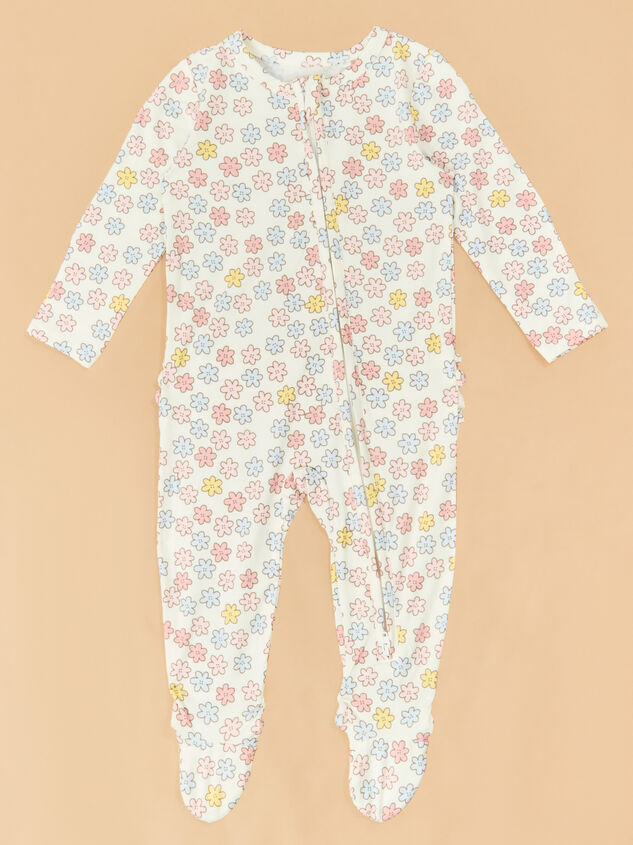 Sara Floral Ruffle Footie - ALTAR'D STATE KIDS
