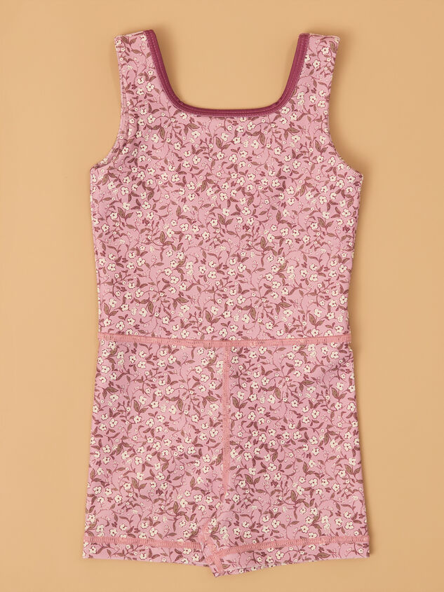 Katie Floral Unitard Detail 4 - AS Kids