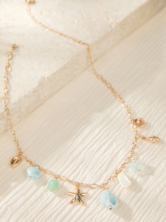 Ocean Charm Necklace Detail 2 - ALTAR'D STATE KIDS