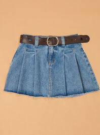Hadley Pleated Denim Skort - AS Kids