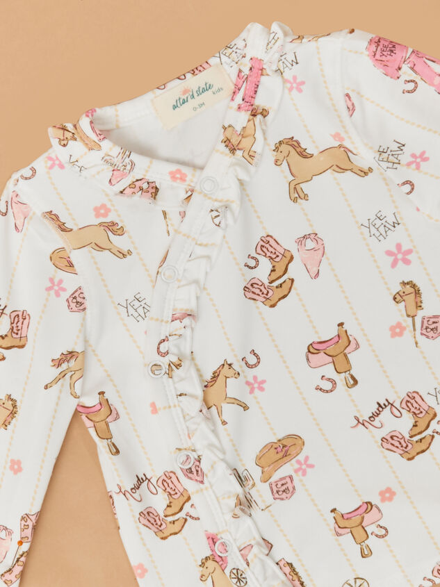 Pink Cowgirl Top and Pants Set Detail 2 - ALTAR'D STATE KIDS