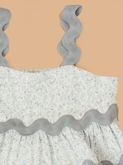 Amelia Floral Ric Rac Toddler Dress - ALTAR'D STATE KIDS