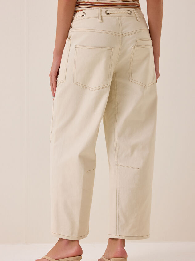 Amelia Tie Barrel Pant Detail 5 - AS Kids