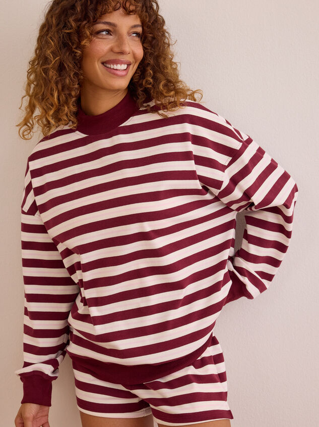 Victory Lap Stripe Mockneck - AS Kids