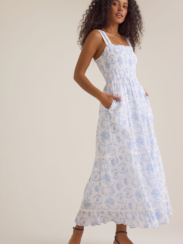 Kennedy Floral Maxi Dress Detail 2 - ALTAR'D STATE KIDS