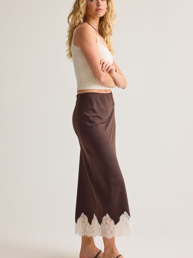 Sorella Lace Trim Maxi Skirt Detail 4 - AS Kids