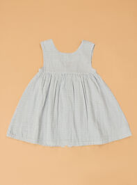 Genevieve Gingham Bow Back Dress Detail 2 - ALTAR'D STATE KIDS