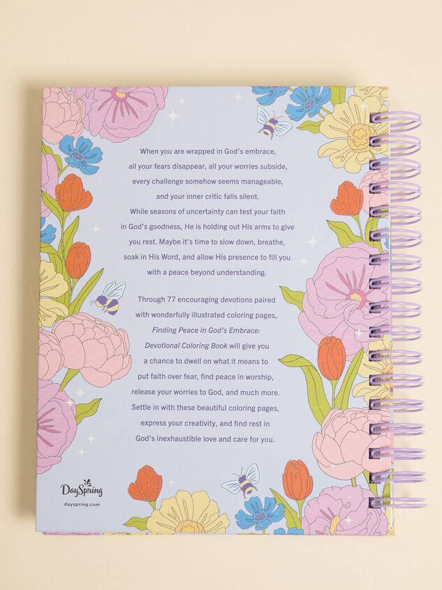 Finding Peace in God's Embrace Devotional Coloring Book Detail 3 - ALTAR'D STATE KIDS