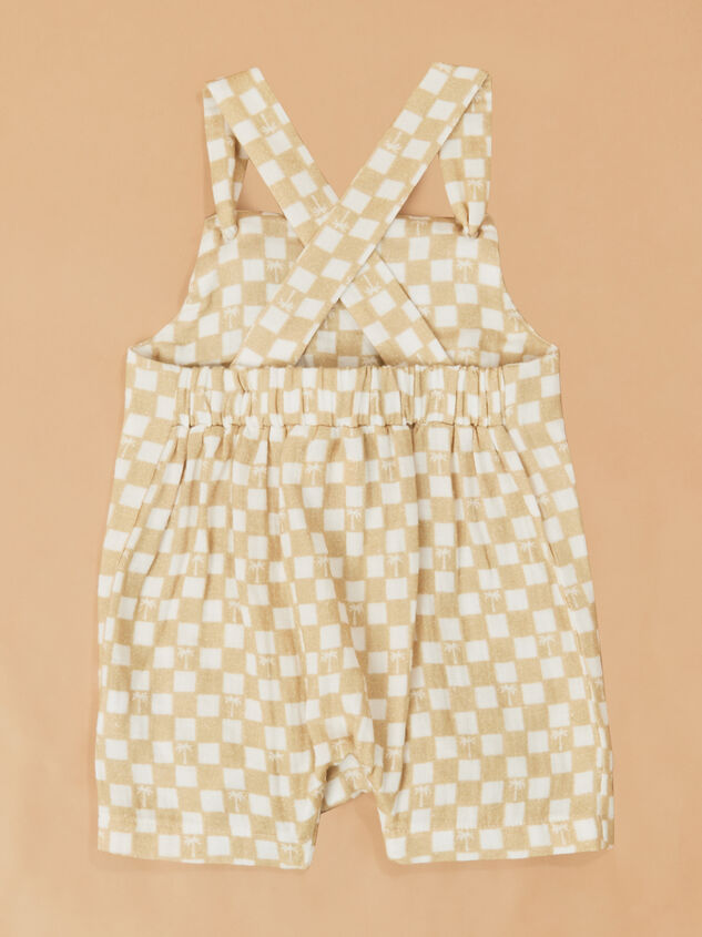 Palm Check Knot Shortall Detail 3 - ALTAR'D STATE KIDS