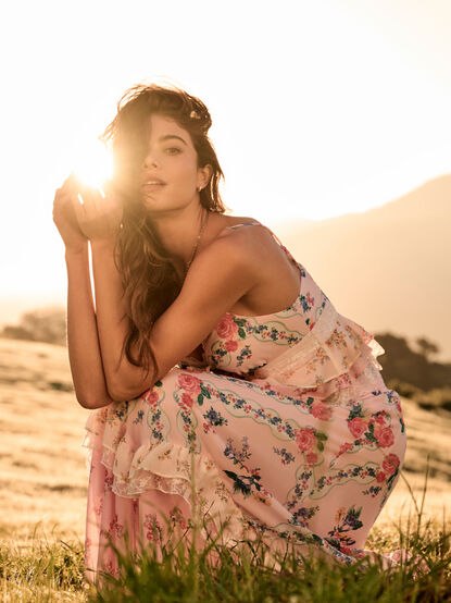 Aitiana Floral Lace Top - ALTAR'D STATE KIDS