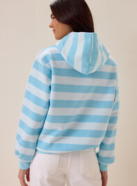 God Is Good Stripe Hoodie Detail 4 - AS Kids