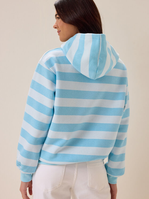 God Is Good Stripe Hoodie Detail 4 - AS Kids