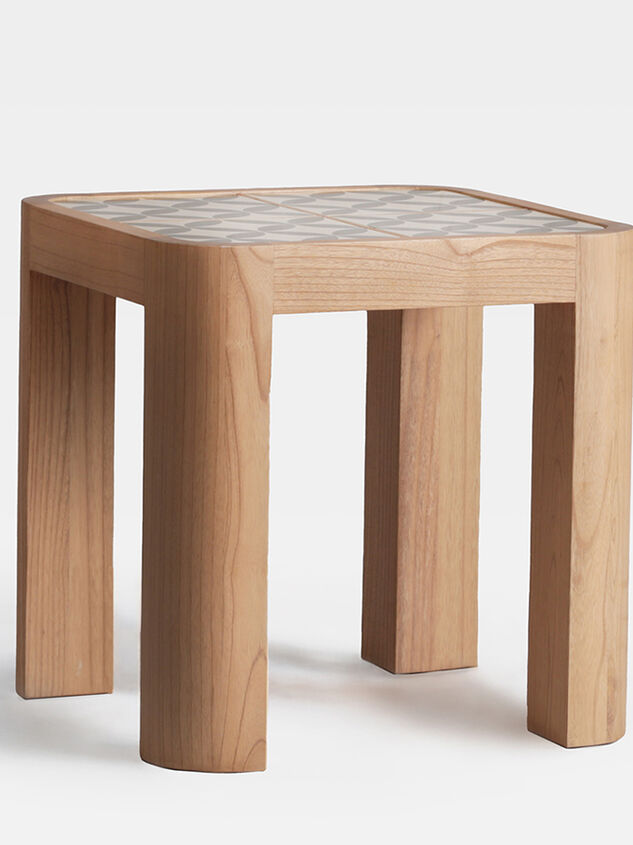 Audrey Wood Side Table Sage Detail 3 - AS Kids
