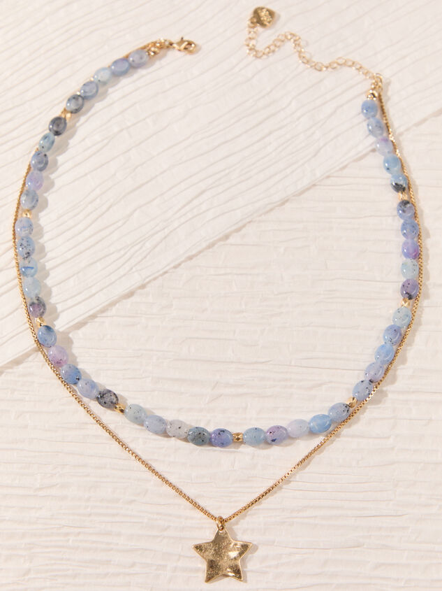Celestial Tide Layered Necklace Detail 2 - AS Kids