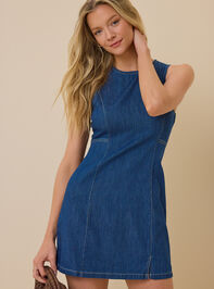 Della Denim Mini Dress - ALTAR'D STATE KIDS