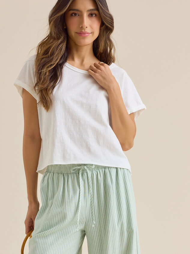 Demi Slub Roll Sleeve Tee Detail 3 - ALTAR'D STATE KIDS