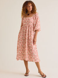 Zainy Floral Midi Mama Dress - AS Kids