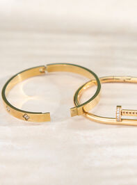 Stainless Steel Wrapped Nail Bangle Set Detail 3 - ALTAR'D STATE KIDS