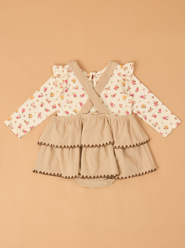 Gemma Corduroy Jumper and Floral Top Set Detail 4 - AS Kids