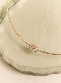 18K Gold Wire Slider Charm Necklace - AS Kids