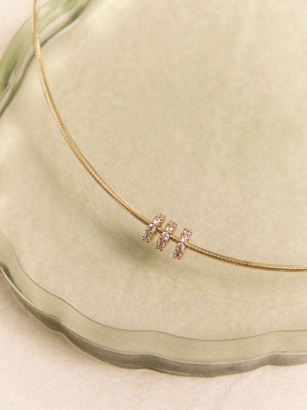 18K Gold Wire Slider Charm Necklace - AS Kids