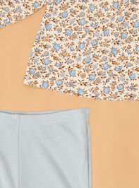 Hazel Floral Long Sleeve and Legging Set Detail 3 - AS Kids