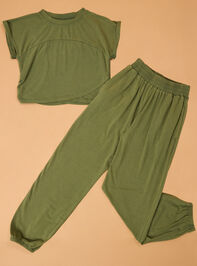 Addison Layered Tee and Jogger Set - AS Kids