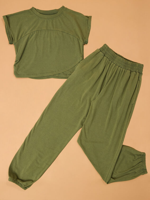Addison Layered Tee and Jogger Set - AS Kids