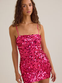 Gabriella Sequin Mini Dress Detail 3 - AS Kids