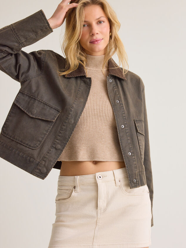 Brilee Cropped Barn Jacket - AS Kids