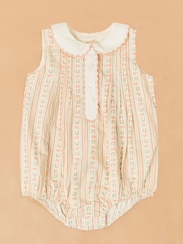 Horseshoe Bow Stripe Bubble - AS Kids