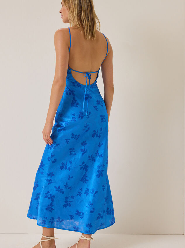 Mistie Jacquard Maxi Dress Detail 4 - AS Kids
