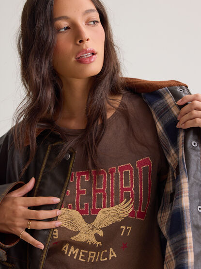 Lilah Vegan Leather Oversized Jacket - AS Kids