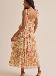 Vivian Floral Maxi Dress Detail 4 - AS Kids