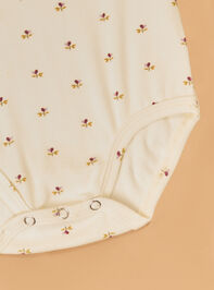 Eleanor Floral Suede Jumper Set Detail 4 - AS Kids