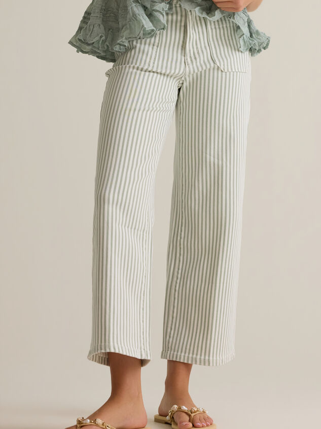 Willow Stripe Pants Detail 3 - AS Kids