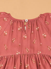 Haley Floral Baby Dress Detail 3 - AS Kids