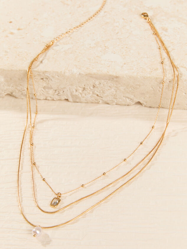 18K Gold Layered Pearl Necklace - ALTAR'D STATE KIDS