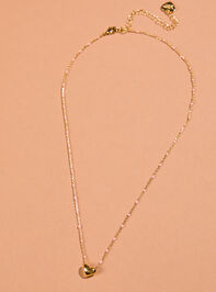 Love Letter Heart Charm Necklace Detail 2 - ALTAR'D STATE KIDS