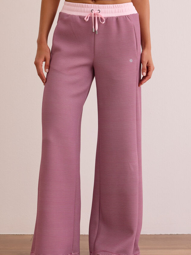 Supersoft Striped Wide Leg Pant Detail 3 - AS Kids