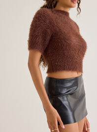 Odette Leather Mini Skirt Detail 2 - AS Kids