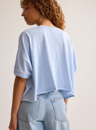 McKenna Oversized Boxy Crop Tee Detail 5 - AS Kids