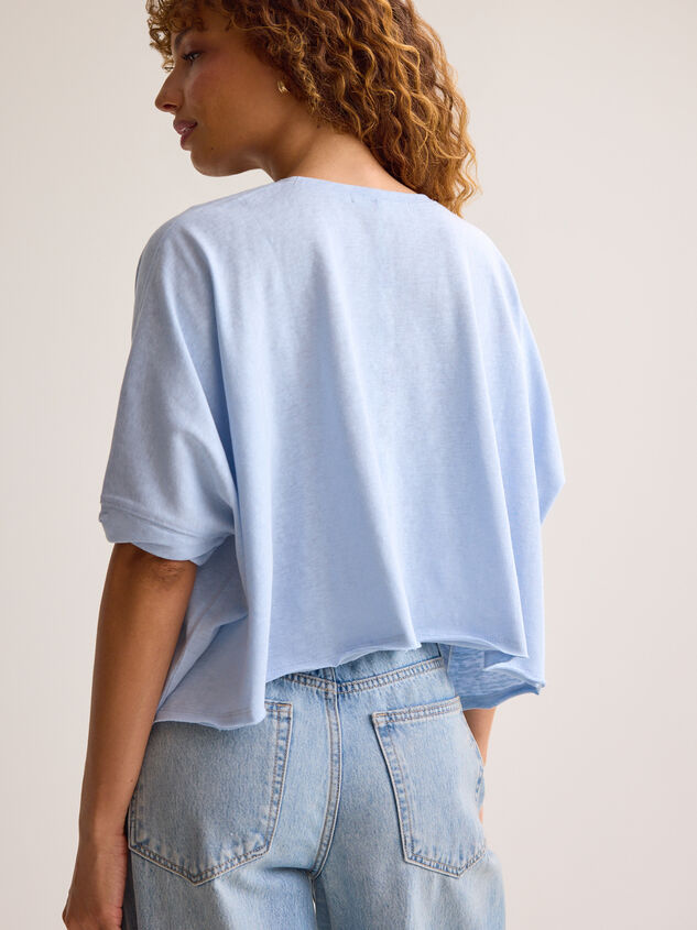 McKenna Oversized Boxy Crop Tee Detail 5 - AS Kids