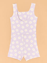 Isla Daisies Unitard Detail 3 - AS Kids