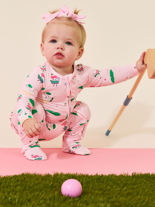 Dreaming of the Green Ruffle Footie - ALTAR'D STATE KIDS