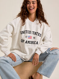 Embroidered United States Sweatshirt - ALTAR'D STATE KIDS